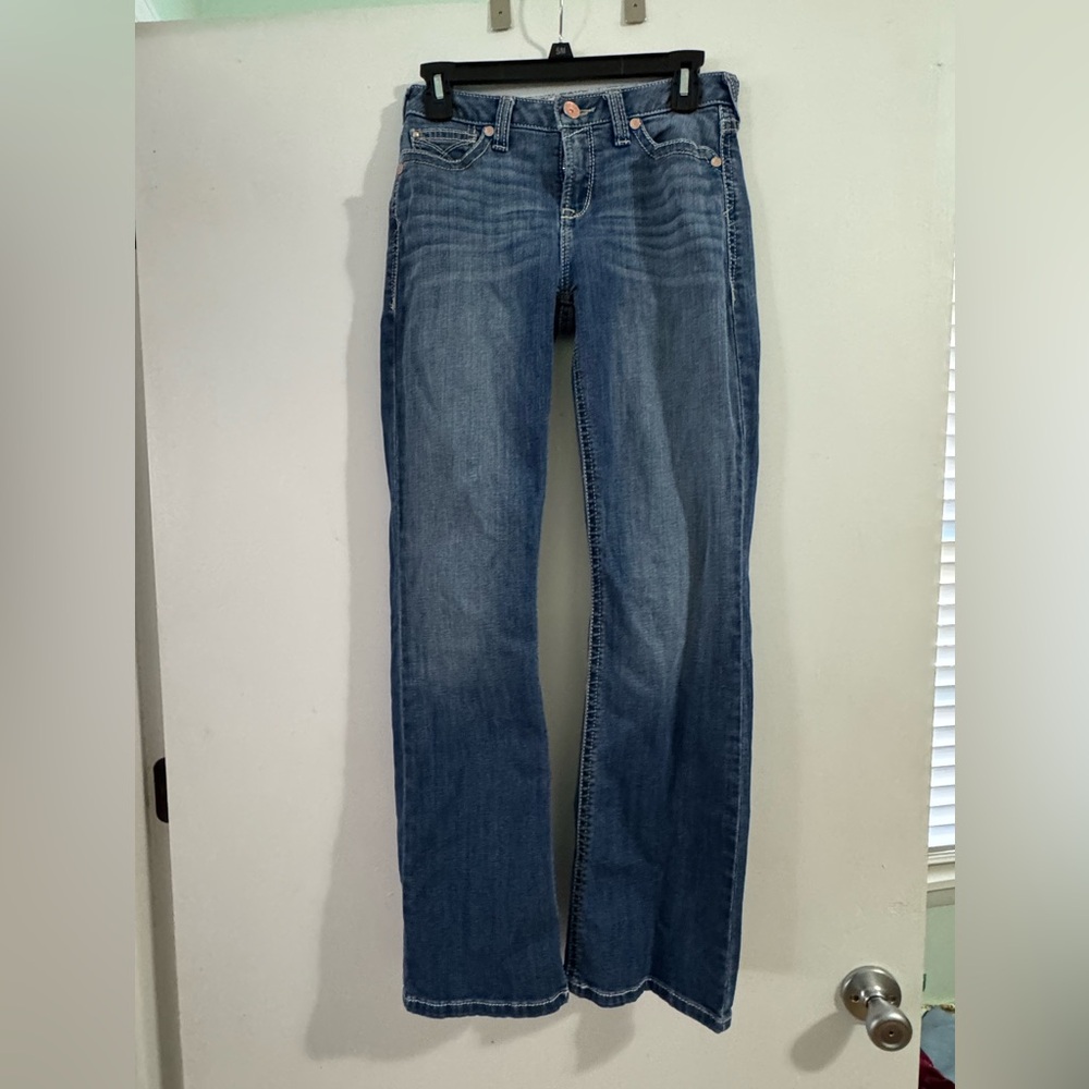 Ariat Girls' REAL Eleanor Whipstitch Boot Cut Jeans size 16